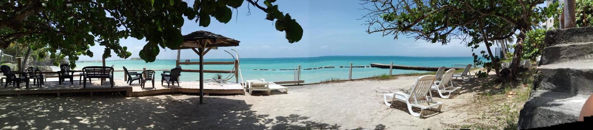 Beau Studio Lumineux Vue Mer Acces Plage Et Piscine Le Gosier  Exterior foto